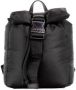 Versace Kleine Zwarte Puffy Nylon Veiligheidssluiting Rugzak Boekentas Black Dames - Thumbnail 1