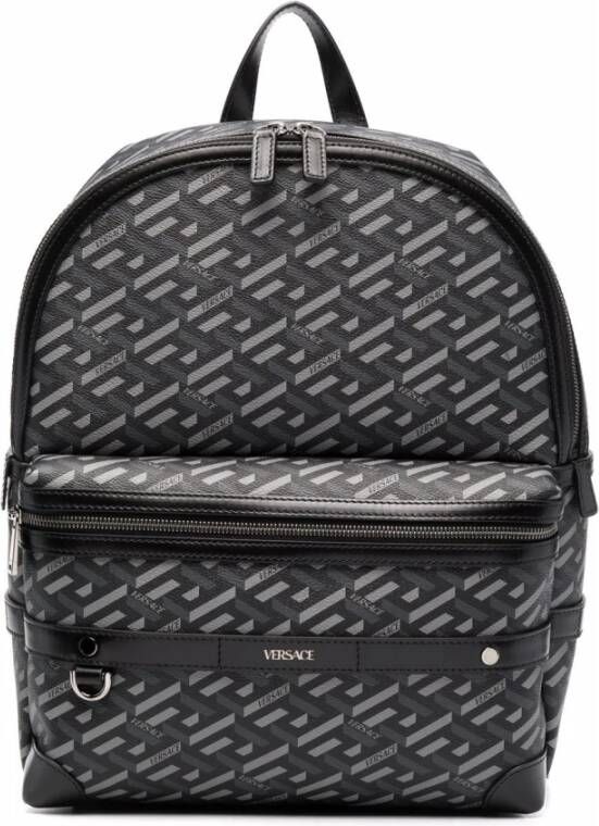 Versace Backpacks Zwart Heren