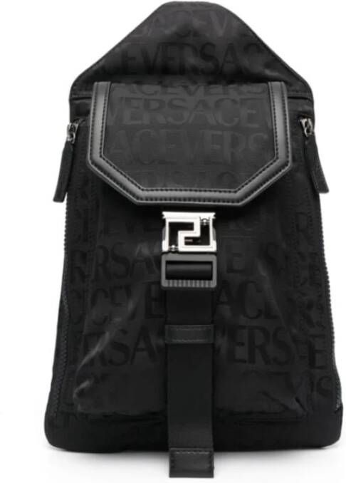 Versace Backpacks Zwart Heren