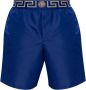 Versace Blauwe Greca Border Zwemshorts Blauw Heren - Thumbnail 1