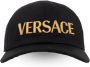 Versace Zwarte Geborduurde Logo Baseballpet Black Heren - Thumbnail 3