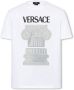 Versace Bedrukt T-shirt met Ronde Hals en Korte Mouwen White Heren - Thumbnail 3