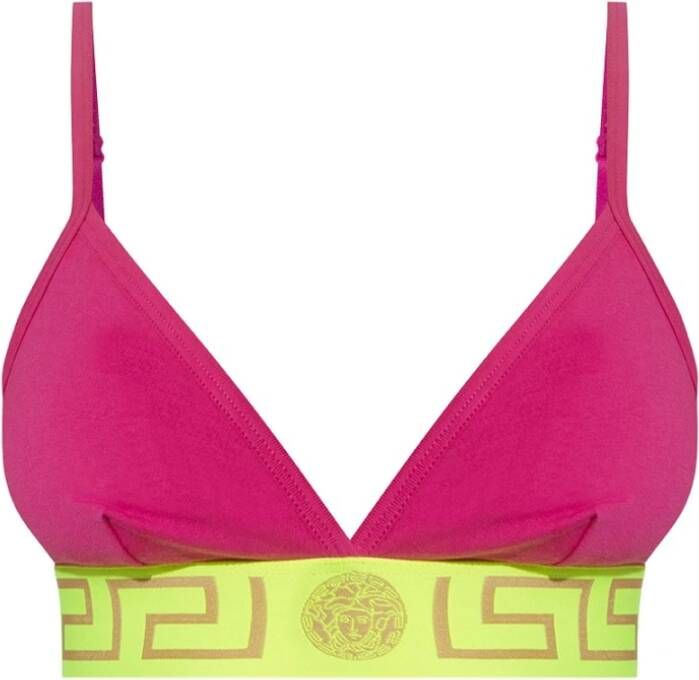 Versace Medusa Triangel Bh Pink Dames