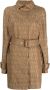 Versace Belted Coats Bruin Dames - Thumbnail 1