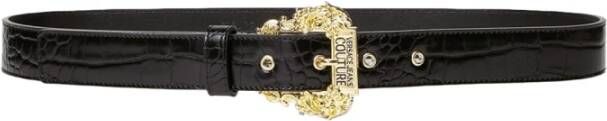 Versace Jeans Couture Stijlvolle Riemencollectie Black Dames