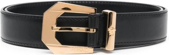 Versace Riemen Black Heren