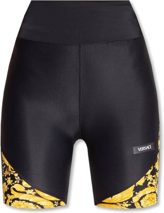 Versace Bijgesneden leggings Zwart Dames