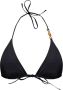 Versace Medusa Triangle Bikini Top Black Dames - Thumbnail 1