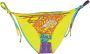 Versace Royal Rebellion Bikini Broekje Multicolor Dames - Thumbnail 3