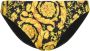 Versace Elastische bedrukte polyester slipshorts Yellow Heren - Thumbnail 5