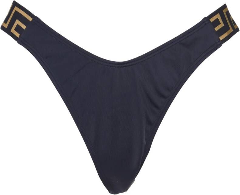 Versace Greca bikini slip Black Dames