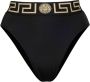 Versace Zwart High-Cut Zwemkleding Italië Gemaakt Black Dames - Thumbnail 5