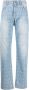 Versace Lichtblauwe Jeans met Grafische Print voor Heren Blue Heren - Thumbnail 5