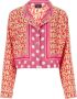 Versace Bedrukte zijden shirt Multicolor Dames - Thumbnail 1
