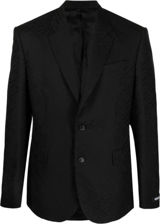 Versace Blazerjas Zwart Heren