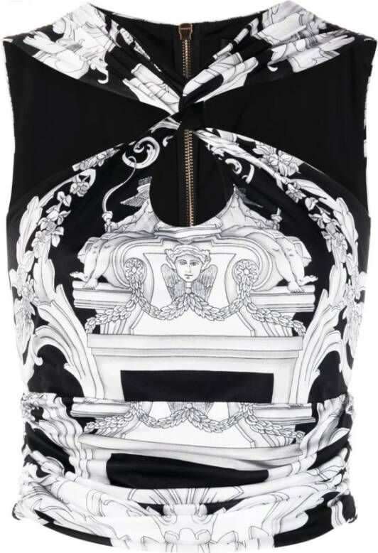 Versace Blouse overhemd Zwart Dames