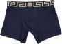 Versace Boxershorts met Greca afwerking Blauw - Thumbnail 6