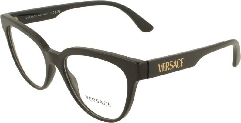 Versace Stijlvolle Brillen in Gb Kleur Black Unisex
