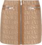 Versace Bruine rok met allover patroon en La Greca print voering Brown Dames - Thumbnail 1