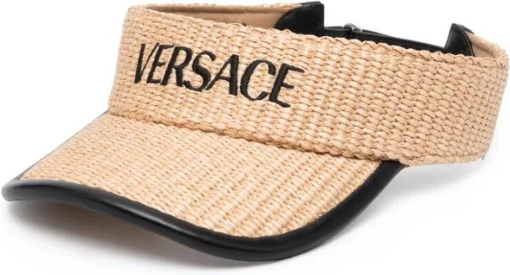Versace La Vacanza collectie zonneklep Beige Dames