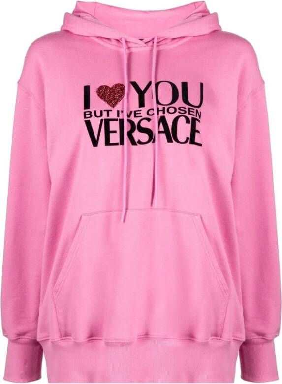 Versace Dameskleding Sweatshirts Roze Aw22 Pink Dames