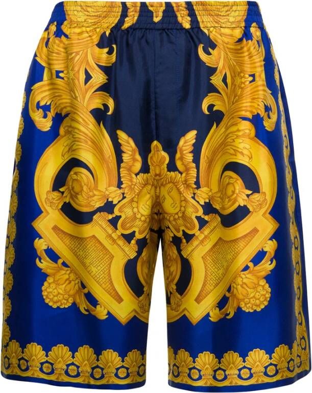 Versace Casual korte broek Blauw Heren