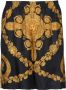 Versace Luxe zwarte zijden shorts met trekkoord in de taille Black Heren - Thumbnail 4