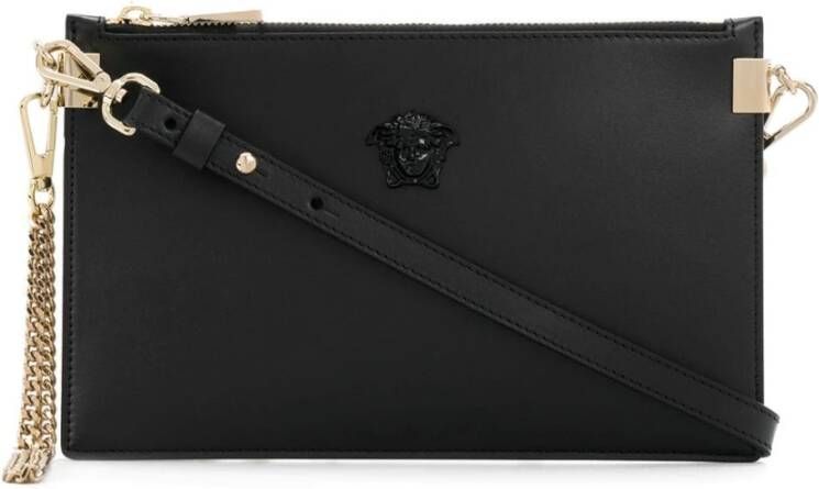 Versace Zwarte Medusa Clutch Tas Black Dames