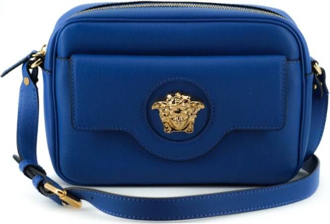 Versace Cross Body Bags Blauw Dames