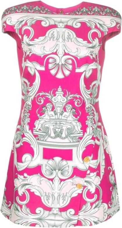 Versace Dag korte jurk Roze Dames