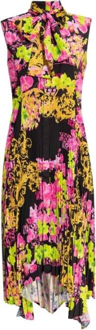 Versace Mouwloze jurk met patroon Multicolor Dames