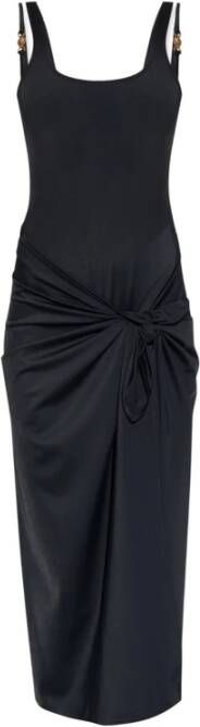 Versace Eendelig badpak met sleep Zwart Dames