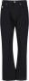 Versace Zwarte Straight-Leg Jeans met Middelhoge Taille Zwart Heren - Thumbnail 7