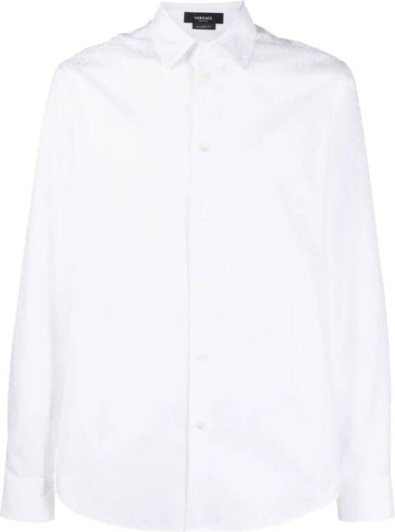 Versace Witte overhemden White Heren