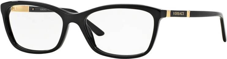 Versace Zwarte brillenframes Black Unisex
