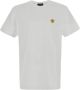 Versace Witte T-shirt met geborduurde Medusa en korte mouwen White Heren - Thumbnail 1