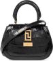 Versace Zwarte Leren Tas met Verstelbare Schouderband Black Dames - Thumbnail 3
