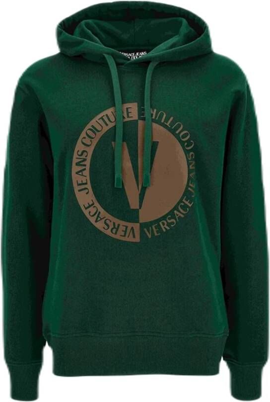 Versace Groene hoodie voor heren Groen Heren