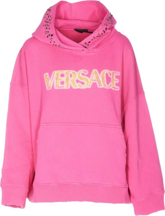 Versace Fucsia Oversize Sweatshirt Pink Dames