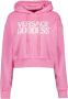 Versace Hoodie Goddess Sweatshirt Kort Logo Pink Dames - Thumbnail 3