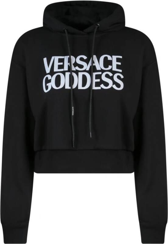 Versace Hoodies Zwart Dames