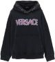 Versace Katoenen Logo Sweatshirt Black Dames - Thumbnail 1