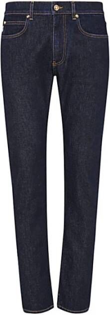 Versace Slimfit-jeans Blauw Heren
