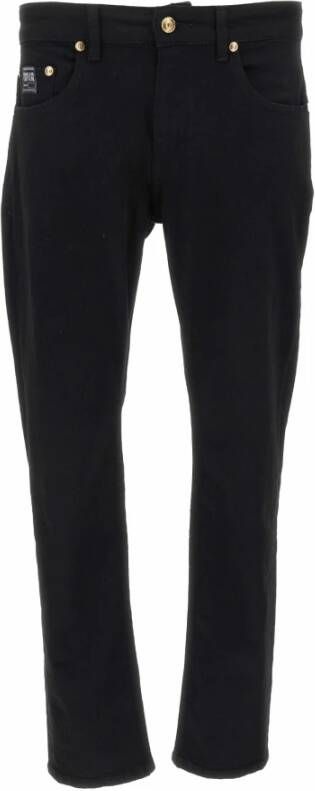 Versace Jeans Couture Luxe broek met rechte pasvorm voor heren Black Heren