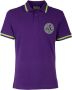 Versace Jeans Couture Aansluitende Polo met Logo Purple Heren - Thumbnail 1