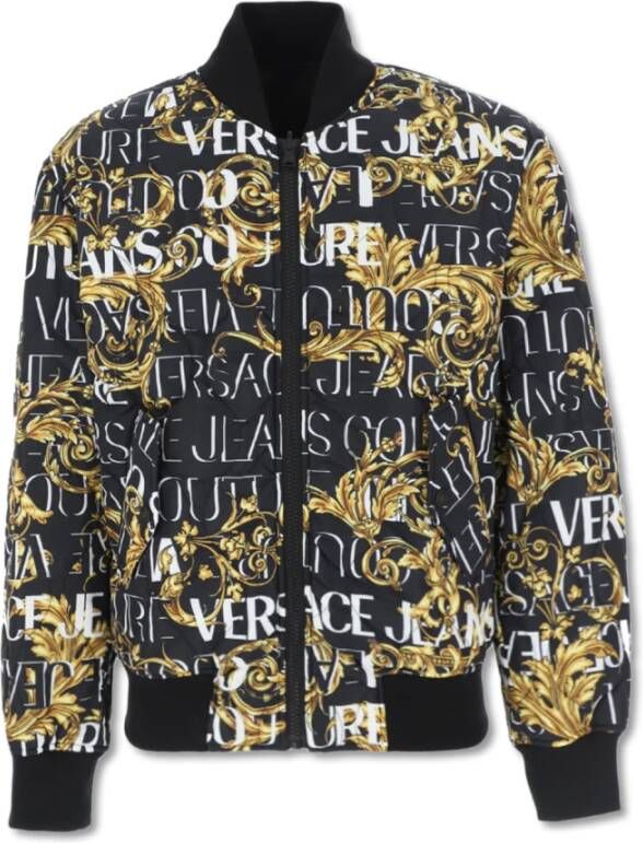 Versace Jeans Couture Allover afdrukk omkeerbare jas Meerkleurig Heren
