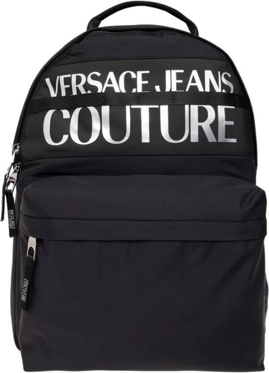 Versace Jeans Couture Stijlvolle Rugzak voor Mannen Black Heren