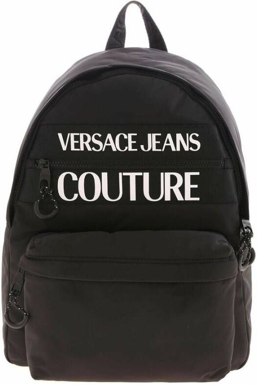 Versace Jeans Couture Backpack with Logo Zwart Heren