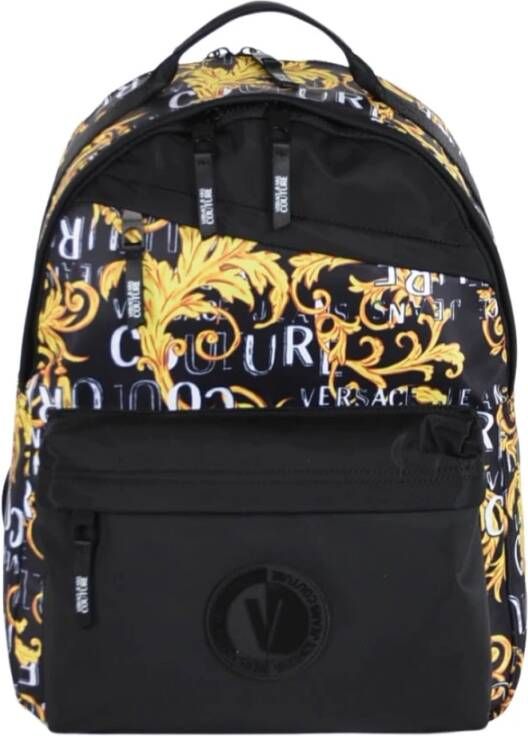 Versace Jeans Couture Backpack with logo Zwart Heren