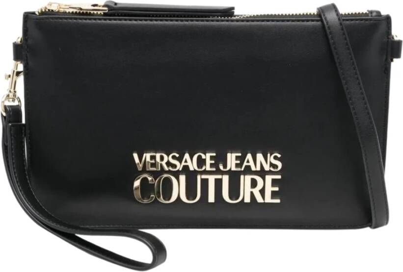Versace Jeans Couture Slanke Envelop Clutch Black Dames